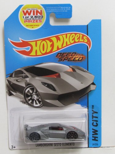 【中古】「未使用品」2014 Hot Wheels Hw City Need For Speed - Lamborghini Sesto Elemento