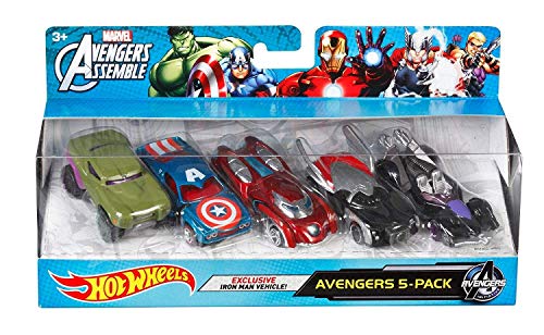 【中古】Hot Wheels Marvel Avengers Die-Cast Vehicle (5-Pack)|オマツリライフ別館