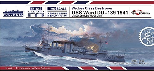 【中古】「ほぼ新品」1/700 米海軍駆逐艦　DD-139 ワード 1941 限定版