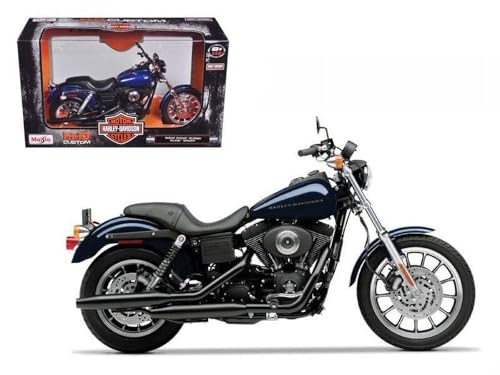 【中古】[Maisto]Maisto 2004 Harley Davidson Dyna Super Glide Sport Bike 1/12 Motorcycle Blue 32321 [並行輸入品]