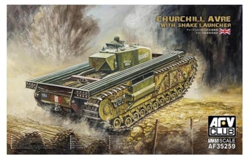 【中古】AFVクラブ 1/35 チャーチル工兵支援車輌/スネーク爆薬筒搭載型 プラモデル|オマツリライフ別館