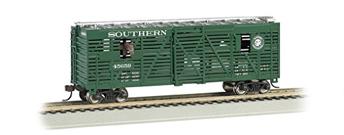 【中古】「未使用品」Bachmann 40フィート アニメーションストックカー - 馬と南部 - HOスケール