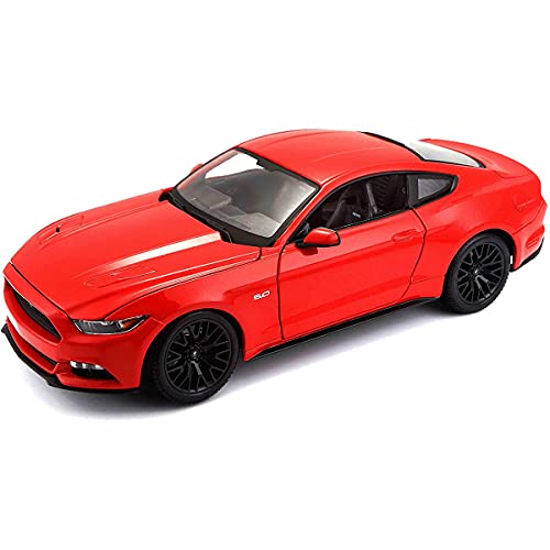 【中古】「ほぼ新品」2015 Ford Mustang GT 5.0 Red 1/18 by Maisto 31197