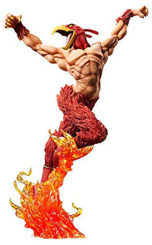 【中古】「非常に良い」スタチューレジェンド 「ジョジョの奇妙な冒険」第3部 51.マジシャンズレッド (原型・彩色監修/荒木飛呂彦) 約200mm PVC&ABS製 塗装済み完成品フィギュア｜オマツリライフ別館