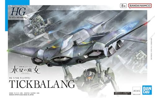 【中古】「ほぼ新品」BANDAI SPIRITS(バンダイ スピリッツ) HG 機動戦士ガンダム 水星の魔女 ティックバラン 1/144スケール 色分け済みプラモデル