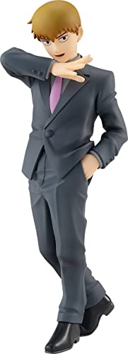 【中古】「非常に良い」POP UP PARADE モブサイコ100III 霊幻新隆 ノンスケール プラスチック製 塗装済み完成品フィギュア