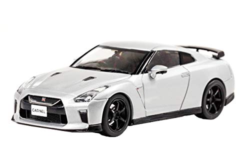 【中古】「非常に良い」CARNEL 1/43 日産 GT-R Track edition engineered by nismo (R35) 2017 Ultimate Metal Silver 完成品