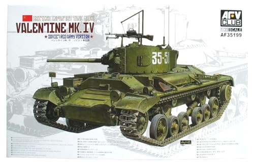 【中古】「未使用品」AFVクラブ 1/35 バレンタイン歩兵戦車Mk.IV ソビエト軍仕様 AF35199 プラモデル|オマツリライフ別館
