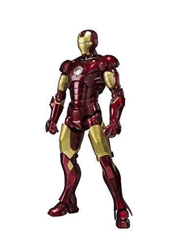 【中古】TAMASHII NATIONS S.H.フィギュアーツ アイアンマン マーク3 約155mm ABS&PVC&ダイキャスト製 可動フィギュア|オマツリライフ別館