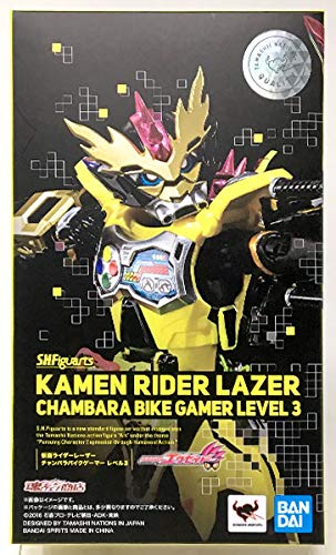 【中古】「非常に良い」S.H.フィギュアーツ 仮面ライダーレーザー チャンバラバイクゲーマー レベル3 『仮面ライダーエグゼイド』(魂ウェブ商店限定)