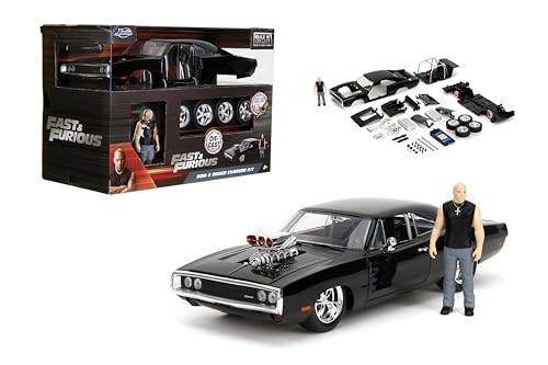 【中古】「ほぼ新品」1:24 ワイルドスピードダイキャストカー DOMs Dodge Charger R/T w/DOM TORETTO BUILD N COLLECT 11,850円