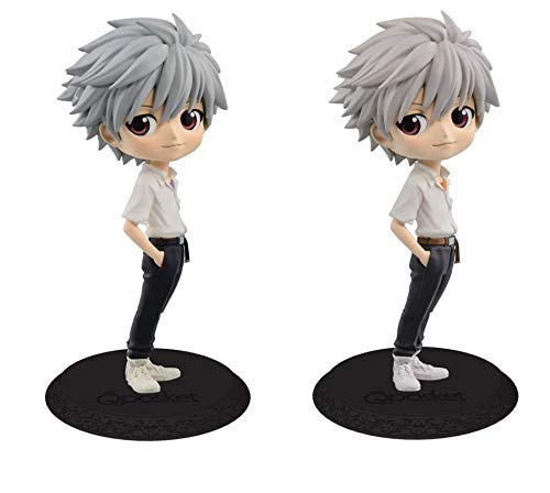【中古】「非常に良い」ヱヴァンゲリヲン新劇場版 Q posket 渚カヲル フィギュア 全2種セット 【通常カラーver./レアカラーver.】