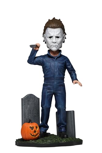 【中古】「未使用品」NECA ハロウィン 2018 8インチ マイケルマイヤーズ ヘッドノッカーフィギュア