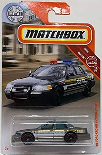 【中古】「ほぼ新品」Matchbox 06 Ford Crown Victoria Police