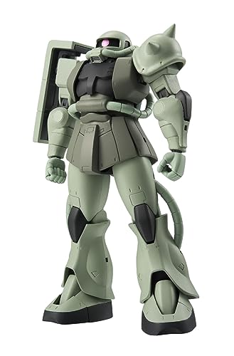 【中古】「ほぼ新品」TAMASHII NATIONS ROBOT魂 機動戦士ガンダム [SIDE MS] MS-06 量産型ザク ver. A.N.I.M.E. 約125mm ABS&PVC製 塗装済み可動フィギュア
