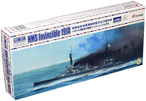 【中古】「非常に良い」フライホークモデル 1/700 イギリス海軍 巡洋戦艦 インヴィンシブル 1914 プラモデル FLYFH1311