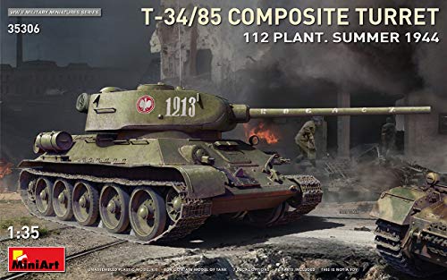 【中古】「未使用品」ミニアート(Miniart) 1/35 ソ連軍 T-34-85 Composite Turret. 第112工場製 1944年夏 プラモデル MA35306