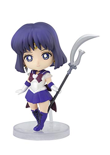 【中古】「未使用品」TAMASHII NATIONS Figuarts mini 美少女戦士セーラームーン スーパーセーラーサターン -Eternal edition- 約80mm PVC&ABS製 塗装済み可動フィギュア