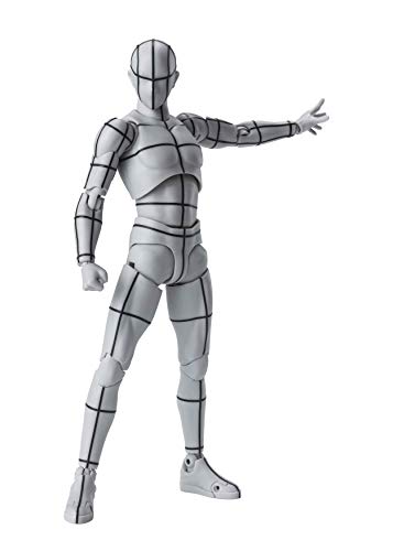 【中古】TAMASHII NATIONS S.H.フィギュアーツ ボディくん -ワイヤーフレーム-(Gray Color Ver.) 約150mm PVC&ABS製 塗装済み可動フィギュア｜オマツリライフ別館