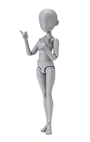 【中古】TAMASHII NATIONS S.H.フィギュアーツ ボディちゃん -杉森建- Edition DX SET (Gray Color Ver.) 約130mm PVC&ABS製 可動フィギュア BAS6210