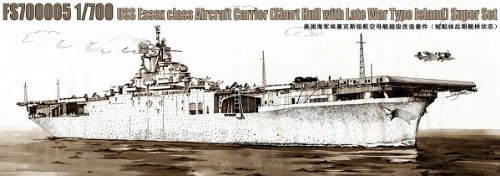 【中古】「未使用品」1/700 米海軍エセックス級空母(短船体)スーパーセット|オマツリライフ別館