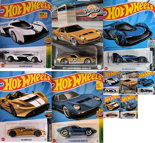 【中古】Hot Wheels ランボルギーニとマクラーレン 5車バンドル仕掛ける
