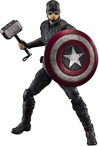 【中古】TAMASHII NATIONS S.H.フィギュアーツ アベンジャーズ キャプテン?アメリカ -《FINAL BATTLE》EDITION-(アベンジャーズ/エンドゲーム) 約150mm PVC&ABS製 塗装