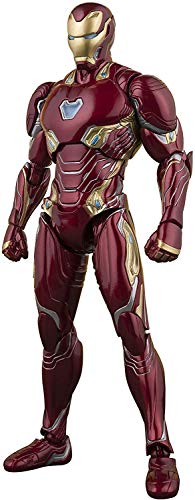 【中古】「ほぼ新品」TAMASHII NATIONS S.H.フィギュアーツ アベンジャーズ アイアンマン マーク50 (アベンジャーズ/インフィニティ・ウォー) 約155mm PVC・ABS製 塗装済み可動フィギュア|オマツリライフ別館