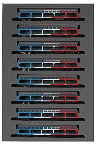 【中古】「ほぼ新品」KATO Nゲージ ク5000 トリコロールカラー 8両セット 10-1603 鉄道模型 貨車