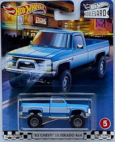 【中古】Hot Wheels 2020 Boulevard Series 83 Chevy Silverado 4x4 Real Riders