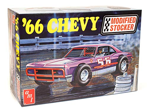 【中古】「ほぼ新品」AMT 1/25 1966 シュビー インパラ ストックカー プラモデル AMT1183