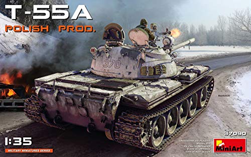 【中古】ミニアート 1/35 T-55A ポーランド製 プラモデル MA37090