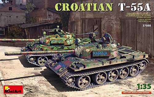 【中古】ミニアート 1/35 クロアチア軍 T-55A クロアチア製 プラモデル MA37088