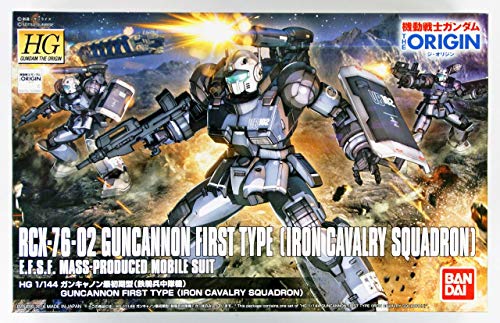 【中古】「非常に良い」HG 機動戦士ガンダム THE ORIGIN ガンキャノン 最初期型 (鉄騎兵中隊機) 1/144スケール 色分け済みプラモデル|オマツリライフ別館