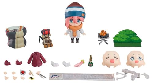 【中古】「未使用品」ねんどろいど ゆるキャン△ 各務原なでしこ ソロキャンVer. DXエディション ノンスケール ABS&PVC製 塗装済み可動フィギュア