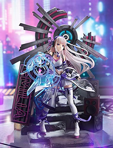 【中古】「非常に良い」エミリア -Neon City Ver.- 1/7スケールフィギュア｜オマツリライフ別館 113,500円