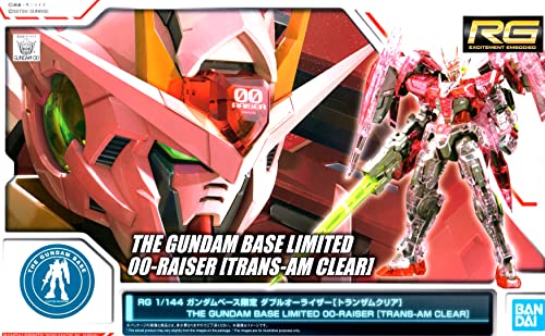 【中古】「未使用品」RG 1/144 ガンダムベース限定 ダブルオーライザー[トランザムクリア] プラモデル