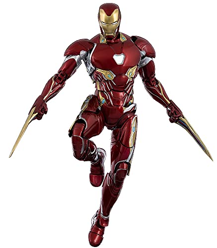【中古】「ほぼ新品」The Infinity Saga [インフィニティ サーガ] DLX Iron Man Mark 50[DLX アイアンマン マーク50] 1/12スケール ABS&PVC&亜鉛合金製 塗装済み可動フィギュア