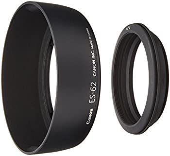 【中古】「未当て嵌める品」Canon 水晶体ボンネット ES-62(アダプタ輪っか付き添い人)