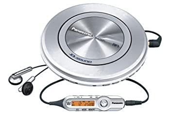 【中古】「ほぼ新品」Panasonic D‐SOUND ポータブルCDプレーヤー シルバー SL-CT520-S