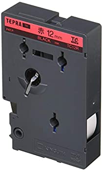 【中古】「ほぼ新品」キングジム テープカートリッジ テプラTR TC12R 12mm 赤