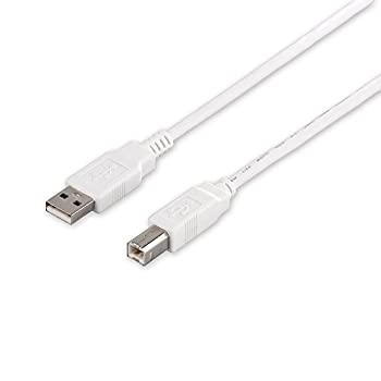 【中古】「未使用品」iBUFFALO USB2.0ケーブル3.0m ホワイト BSUAB230WH