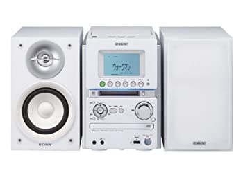 【中古】（人並み外れたに好いたらしい）SONY MD積み上げるオールインワンコンポ CMT-M35WM W 白いこと