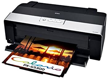 【中古】EPSON Colorio インクジェット印刷機 PX-G5300 A3ノビ相応う 8色高光輝えの具インキ