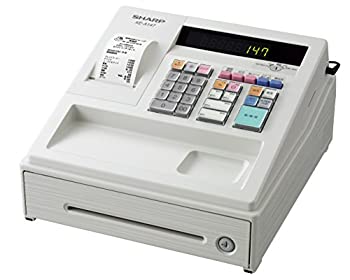 【中古】「非常に良い」シャープ 電子レジスタ 8部門 ホワイト系 XE-A147-W|オマツリライフ別館