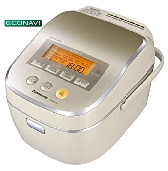 【中古】「未使用品」220V-50Hz専用、海外向けパナソニック スチームIHジャー炊飯器 SR-SAT102-N (ノーブルシャンパン) 1L/5.5Cups