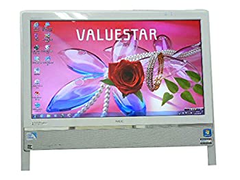 【中古】「非常に良い」NEC デスクトップパソコン パソコン VN370/D ホワイト デスクトップ 一体型 本体 Windows7 Celeron DVD 地デジ 4GB/500GB