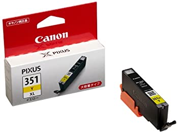 【中古】「未使用品」Canon 純正インクカートリッジ BCI-351 イエロー 大容量タイプ BCI-351XLY