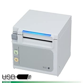 【中古】「人並み外れたに好いたらしい」SII/セイコーインスツルRP-E11(向こう正面排紙真似形)サーマルレシートプリンター《USB繋ぎ合わせる》 本体単品 白いこと RP-E11-W3FJ1-U プリンタ-パソコン・周辺機器-レシートプリンタ