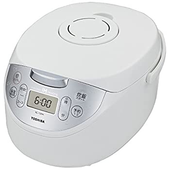 【中古】東芝 IHジャー炊飯器（5.5合炊き） ホワイトTOSHIBA IH保温釜 RC-10HH-W
